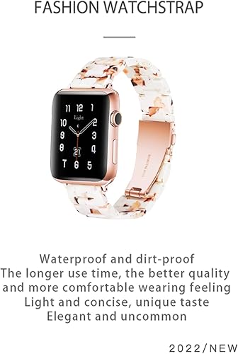 Miniatura 6 de Light House - Correa ligera de resina para Apple Watch, para hombre y mujer, compatible Series SE, 10, 9, 8, 7, 6, 5, 4, 3, 2, 1, Ultra 2, 1,