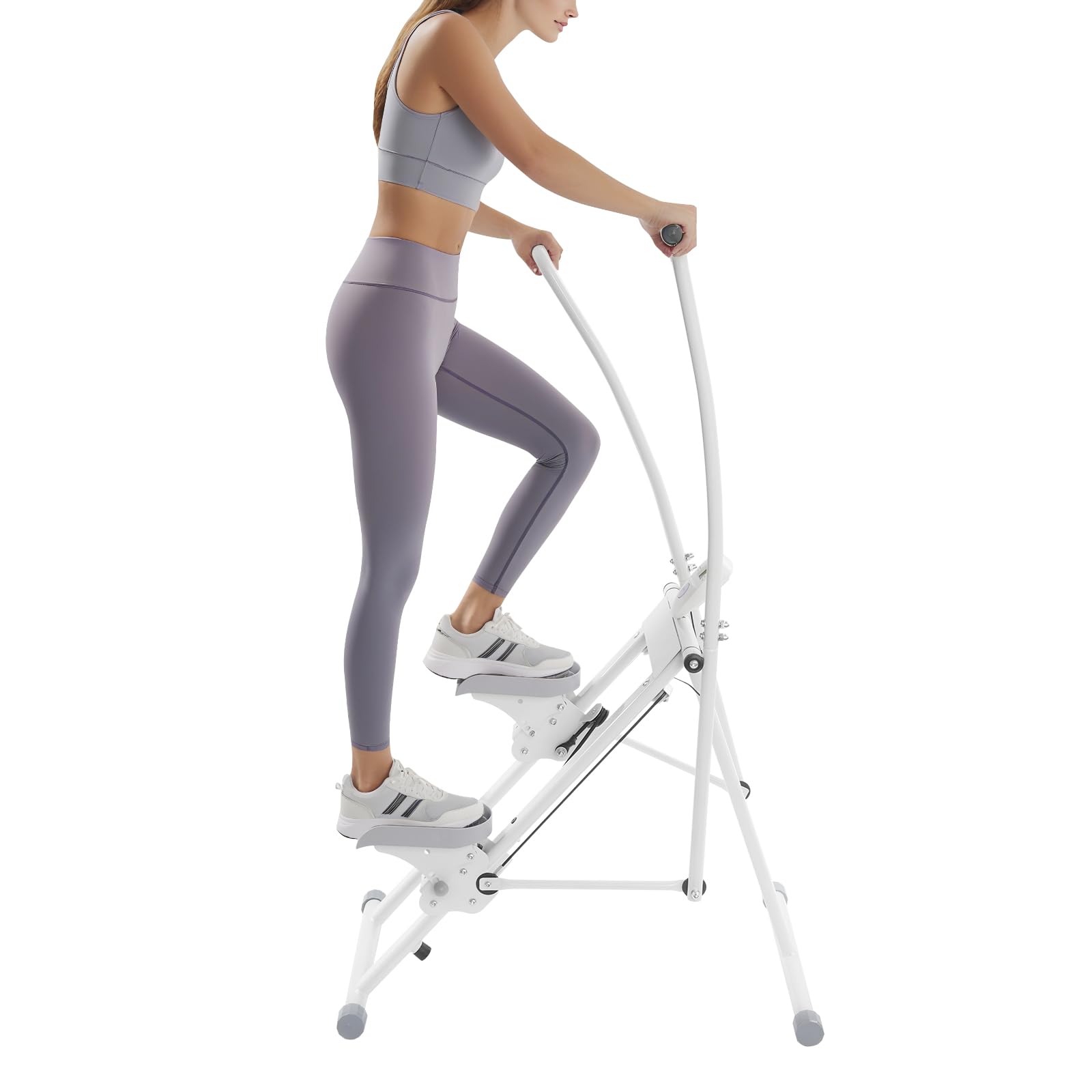 Stair stepper per scale, 46 x 88 x 136 cm, 100 kg, per esercizi di casa, palestra, angolo del pedale regolabile, impugnatura ergonomica, per casa privata, palestre, uffici