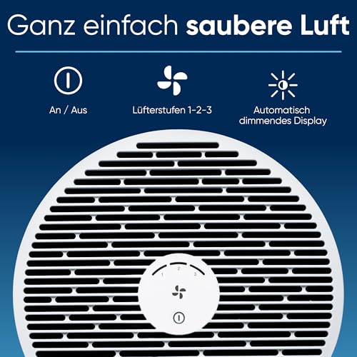 BLUEAIR Mini Air Purifier, kompakter Luftwäscher, entfernt 99,97 % Staub, Pollen und Rauch, leise und tragbar für Schlafzimmer und Büro, Blue Pure Mini Max Luftreiniger – Bild 6