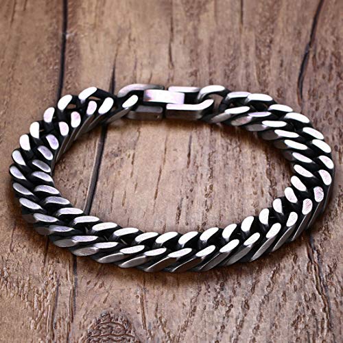 FOXI YOUTH Bracciale a Catena a Maglie Larghe