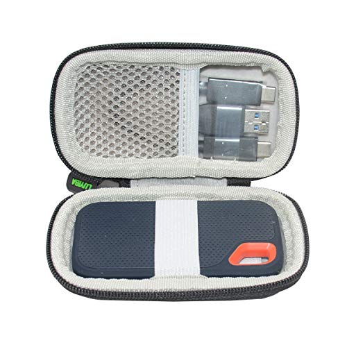 LUYIBA Duro Viajar Caso Cubrir para SanDisk Extreme Portable SSD 250 GB/500 GB/1 TB/2 TB