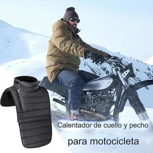 Protector de cuello y pecho para invierno con diseño cervical desmontable 2