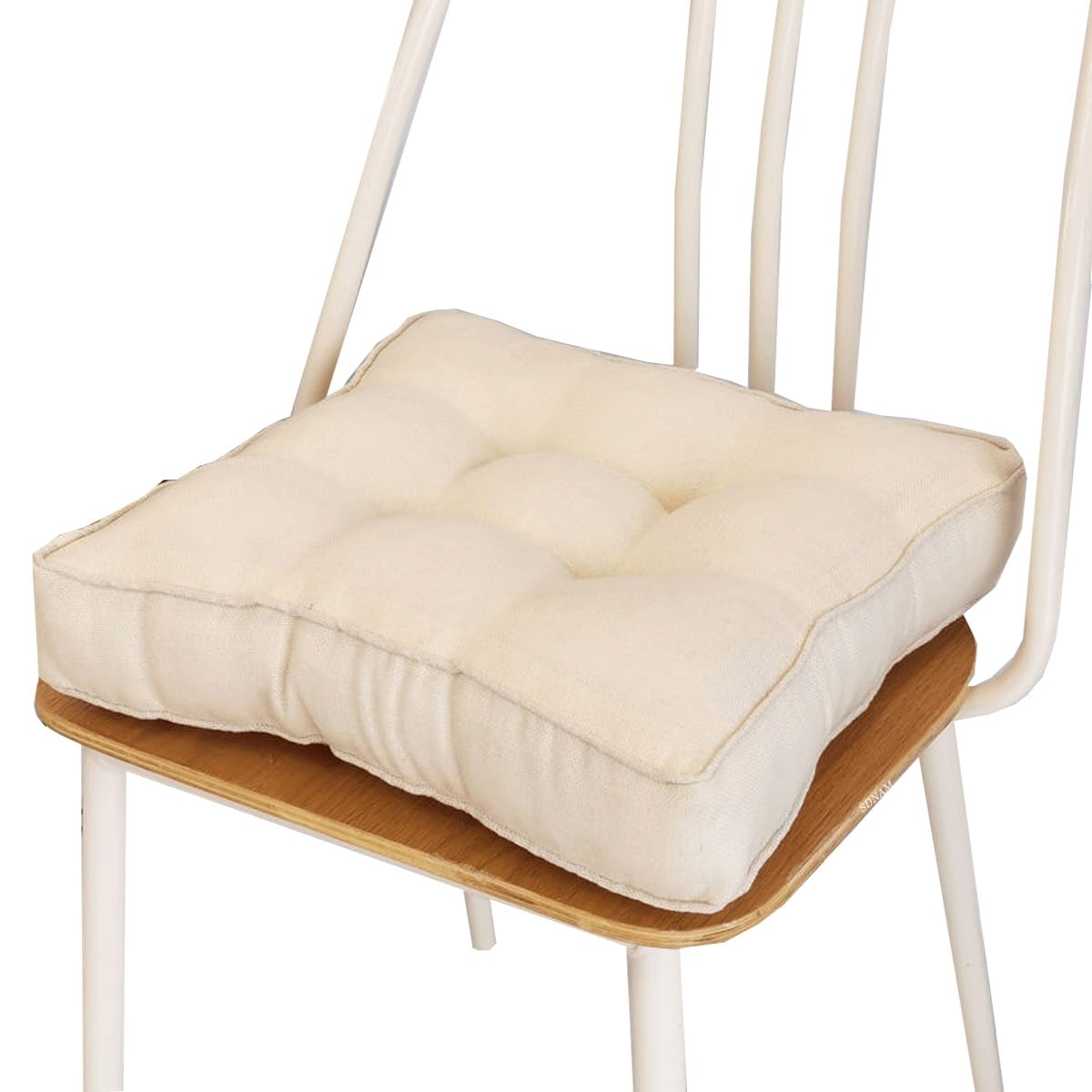 Cojín para Silla de Exterior/Interior 40x40cm/50x50cm/45x45cm Acolchados Cojines Sillas Jardin para Terraza y Terraza Cojines Cojín Asiento Comedor(S5,50x50X10cm/20x20X4in)