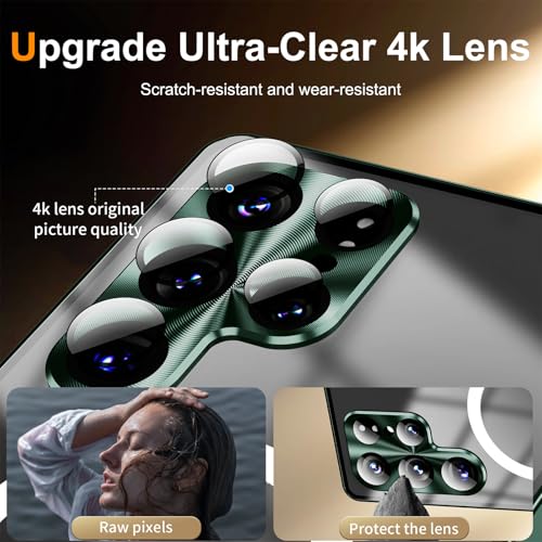 Coque pour Samsung Galaxy S25 Ultra MagSafe ultra fine et légère en polycarbonate mat