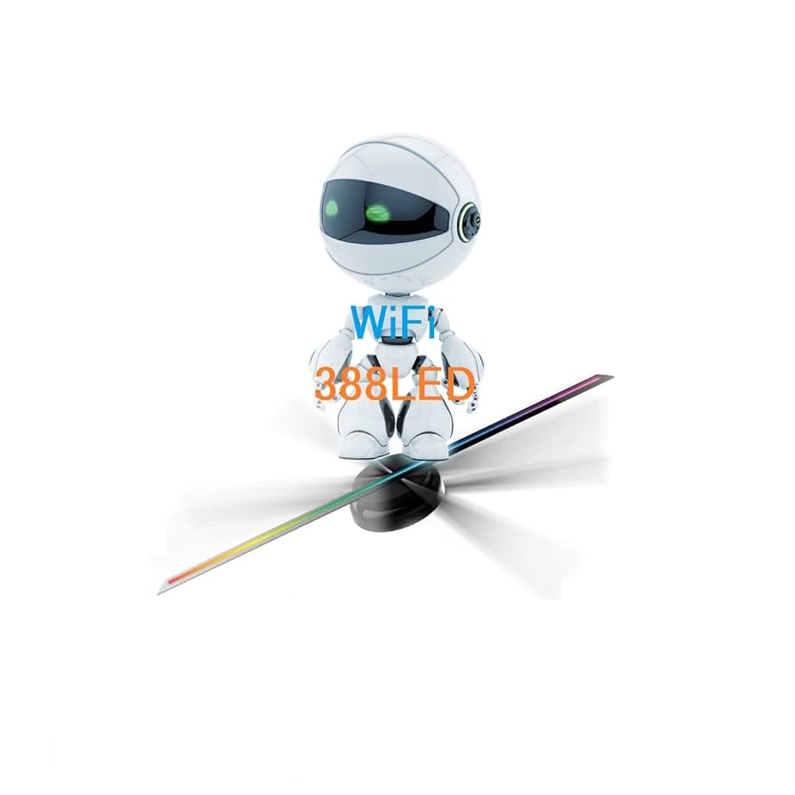 Amazon | 3Dホログラム WiFi Windows対応 388RGBLED 日本語説明
