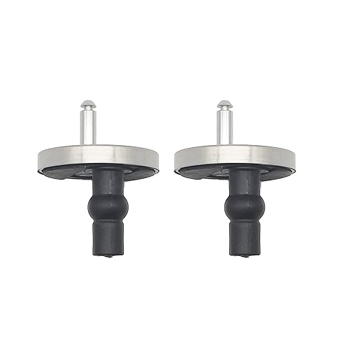 MUU Tornillos y tornillos universales para asiento de inodoro, fijación de bisagra superior de liberación rápida, fácil de instalar, kit de piezas