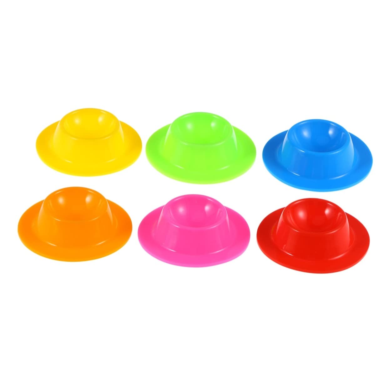 Amosfun 18 Pcs Porte-Oeufs Ustensiles De Cuisine pour Pocheuses à Œufs Cuiseur à Oeufs Pochés Mini Coquetiers Porte-coquetier Coquetier Oeuf Stand D'oeufs Coquetier en Silicone