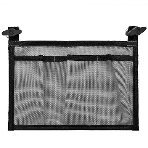 DECDEAL Malha de caiaque para armazenamento de bolsa lateral para barco Bolsa de suporte de pesca Bo