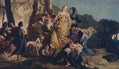 Poster Moïse Battista Tiepolo SERENDIPITP toile 50x70cm sans cadre pour salon