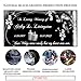 JTHMFDC Grave Markers for Cemetery for Humans headstones for Graves for Cemetery Garden Memorial Stones Plaques Memorial Plaques for Outdoor headstones for Graves Grave Markers, Large, Text Style