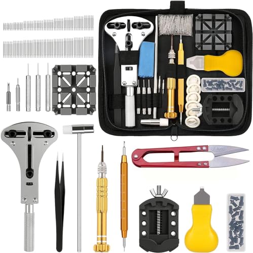 See full amazon price history chart for DIY Crafts Professional Watch Battery Replacement Kit, Watch Repair Tools with Carrying Case, Watch Link Removal Tool Kit, Watch Case Opener, Watch Tool with Cutter (2 Repair Watch Kit) DIY Crafts Professional Watch Battery Replacement Kit, Watch Repair Tools with Carrying Case, Watch Link Removal Tool Kit, Watch Case Opener, Watch Tool with Cutter (2 Repair Watch Kit) (B0CYZNQYB1) Amazon Price History, Amazon Price Tracker