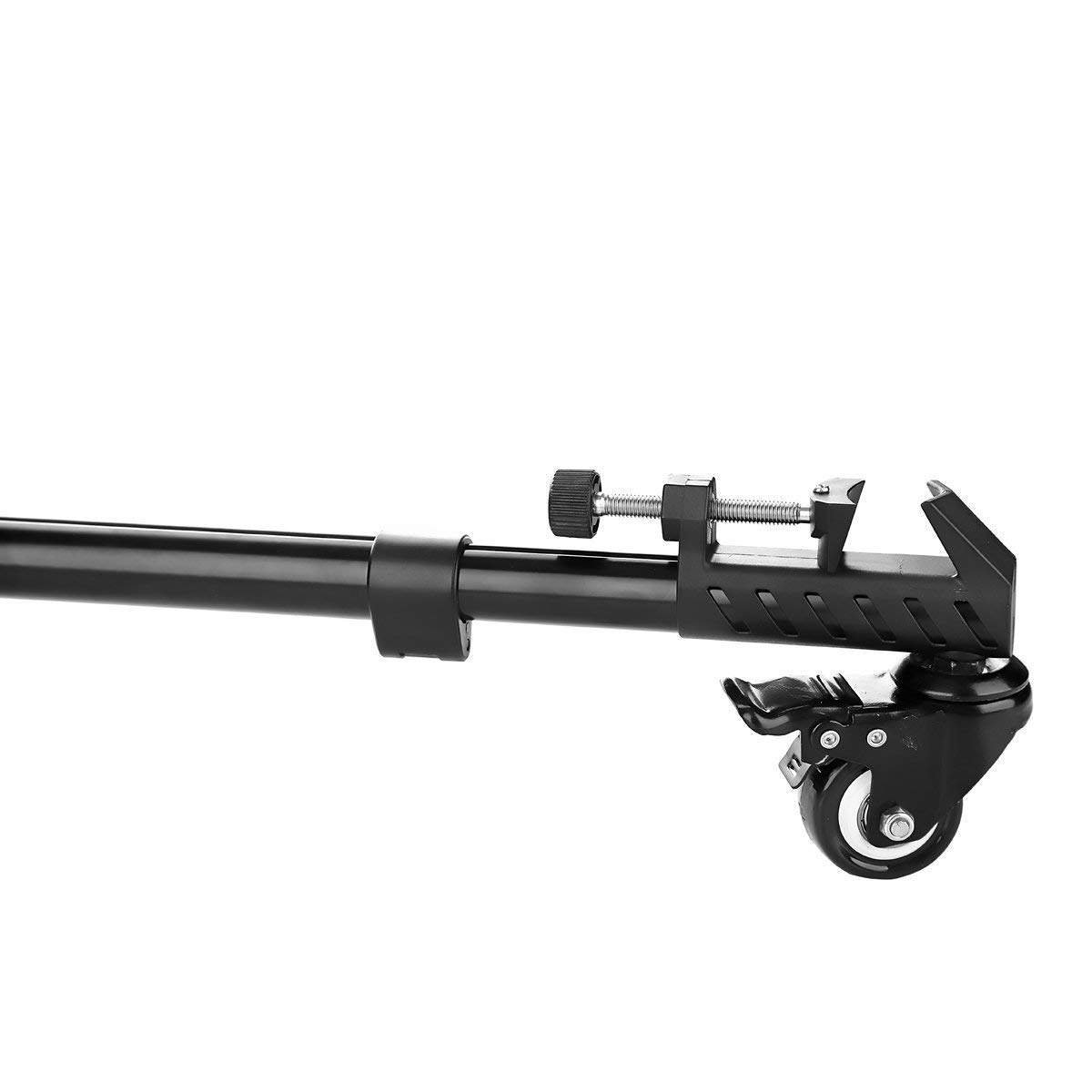Photography Professional - Treppiede universale pieghevole con ruote in gomma e supporti regolabili per fotocamere Canon, Nikon, Sony, DSLR, videocamere, video illuminazione, portata massima 20kg