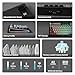 EPOMAKER TH80 V2 75% Kabellose Mechanische Gaming-Tastatur, 8000mAh&2,4G/BT, Hot-Swap, Mac Modifier, RGB, Programmierbare Tasten & Knopf, Creamy Tastatur für Mac/PC (Schwarz, Creamy Jade)