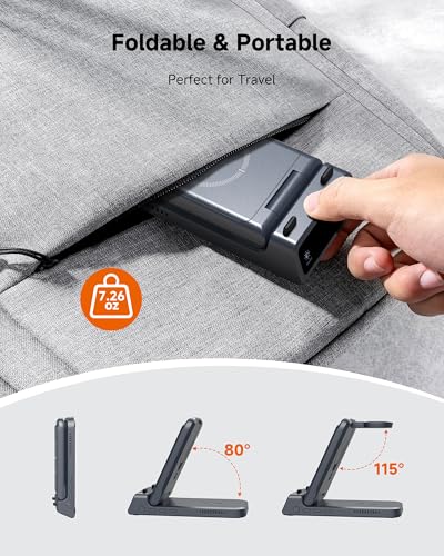 Image of SwanScout 703S Charging Station for Samsung S26 Ultra, 3-in-1 Wireless Charger for Galaxy S26+ /S25 /S24 Ultra /S24 /Z Flip /Fold, for Galaxy Watch Ultra /8 /7 /6, for Galaxy Buds3 Pro (No Adapter) (Grey)