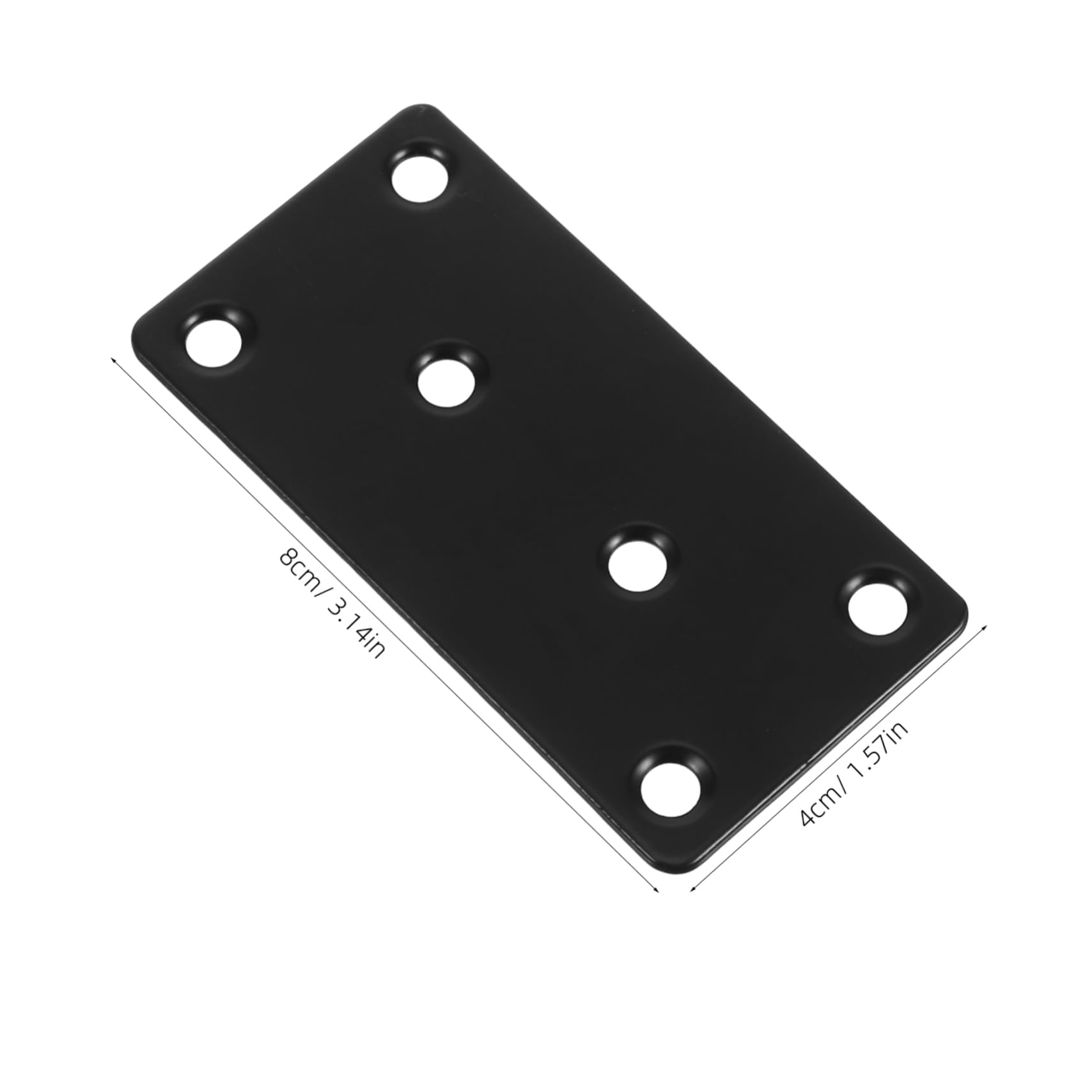 Balacoo 10pcs Heavy Duty Metal Corner Brackets Flat Shelf Support Connectors for Kitchen Cabinets Angle for Enhanced Stability and Easy Installation