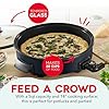 Dash Family Size Skillet - Electric Skillet for Multi-Purpose Cooking - Nonstick Cooking Surface - Tempered Glass Lid & Cool-Touch Handles - 6-Quart Capacity, Makes 24 Cups - 14", Black #2