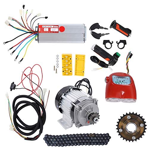 FEBT Bicycle Brushless Motor Kit, DC48V 800W Brushless Motor Kit for Electric Bike Rickshaw Tricycle Scooter, DIY Motor Conversion Kit