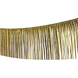 für alle Geschlechter NT Lametta Girlande Party Deko Girlanden Folie Weihnachten Fransengirlande Silvester Foliengirlande VIP Raumdeko Raum Dekoration Partydeko (Gold)
