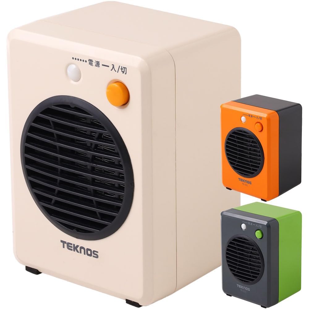 Amazon | TEKNOS セラミックヒーター 小型 300W 【 DCモーター 足元 速