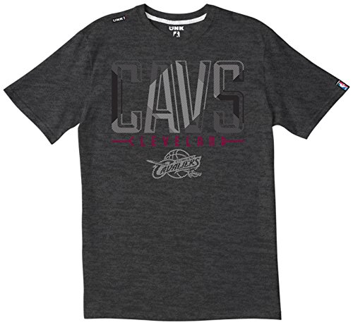 UNK NBA Men's T-Shirt Plexi Short Sleeve Tee Shirt, Team Logo Gray
