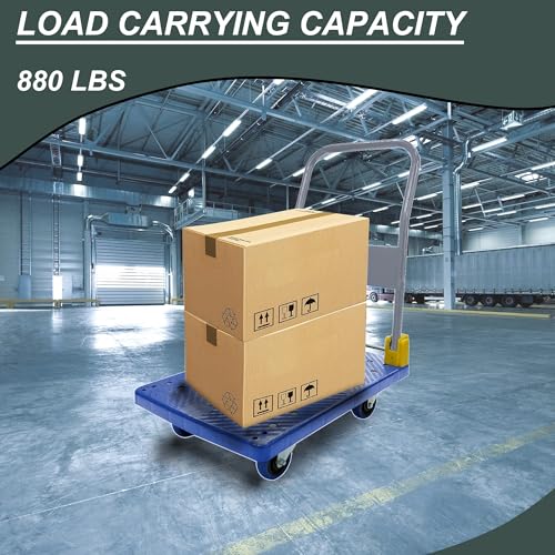 Carretilla plegable de plataforma con capacidad 440 lbs miniatura 6