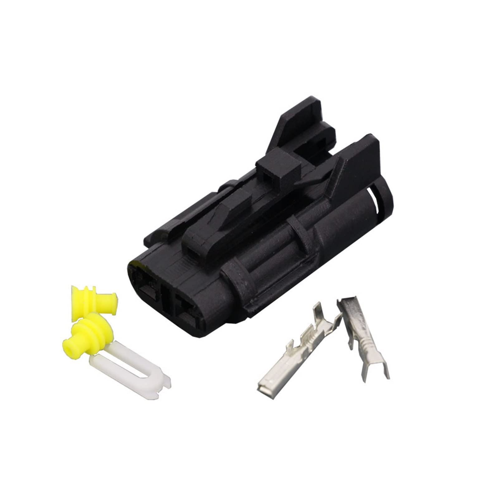 5 conjuntos con conector de alambre eléctrico impermeable 2 pines DJ7021-1.8-11/21 Conector automóvil DJ7022Y-2-11/21 2P