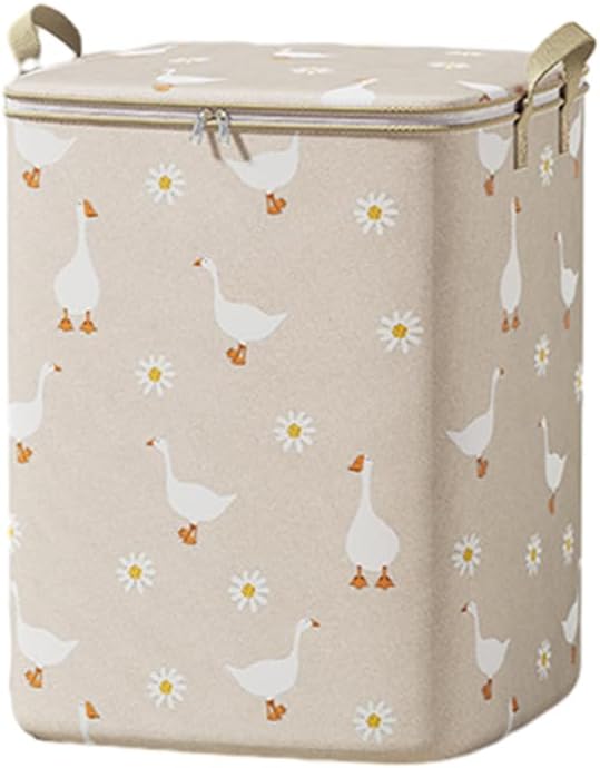 Large Storage Bag, Non-Woven Clothes Quilt Foldable Storage Bag, Multipurpose Large Capacity Lightweight Portable Wardrobe Sorting Storage Box for Store Blankets Clothes Pillows Quilts (140L)