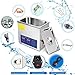 VEVOR 15L Sonic Cleaning, 40kHz Professional Cleaning Machine with Digital Timer & Heater, 110V - Ideal for Wrenches, Screwdrivers, and Industrial Parts Cleaning, FCC/CE/RoHS Certified