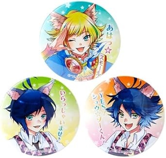 Amazon Show By Rock サンリオショップ限定 缶バッジ トライクロニカ セット シュウ ゾー カイ リク Sb69 アニメ 萌えグッズ 通販