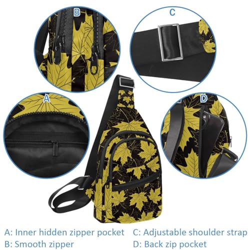 Bolso bandolera cruzado multicolor para hombre y mujer, mochila compacta de viaje y senderismo 4