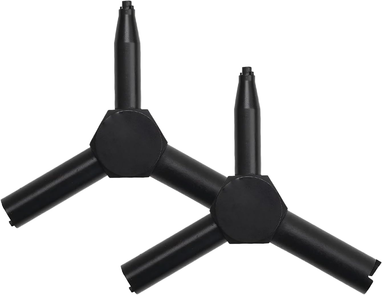 Valve Key for Airsoft Gas Magazines, Triangle & Multi-End Wrench Tool for GBB AEG KSC WA Charging Valves, Stainless Steel Durable Valve Removal Key