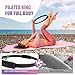 JHMFDDSB Pilates Ring Set, Pilates Essentials Kit with Pilates Ring and Ball, 4 Resistance Bands, Portable Bag & Training Poster, at Home Pilates Starter Workouts Equipment Kit for Women