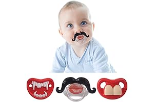 Mustache Pacifier for Infants Ages 0-6 Months