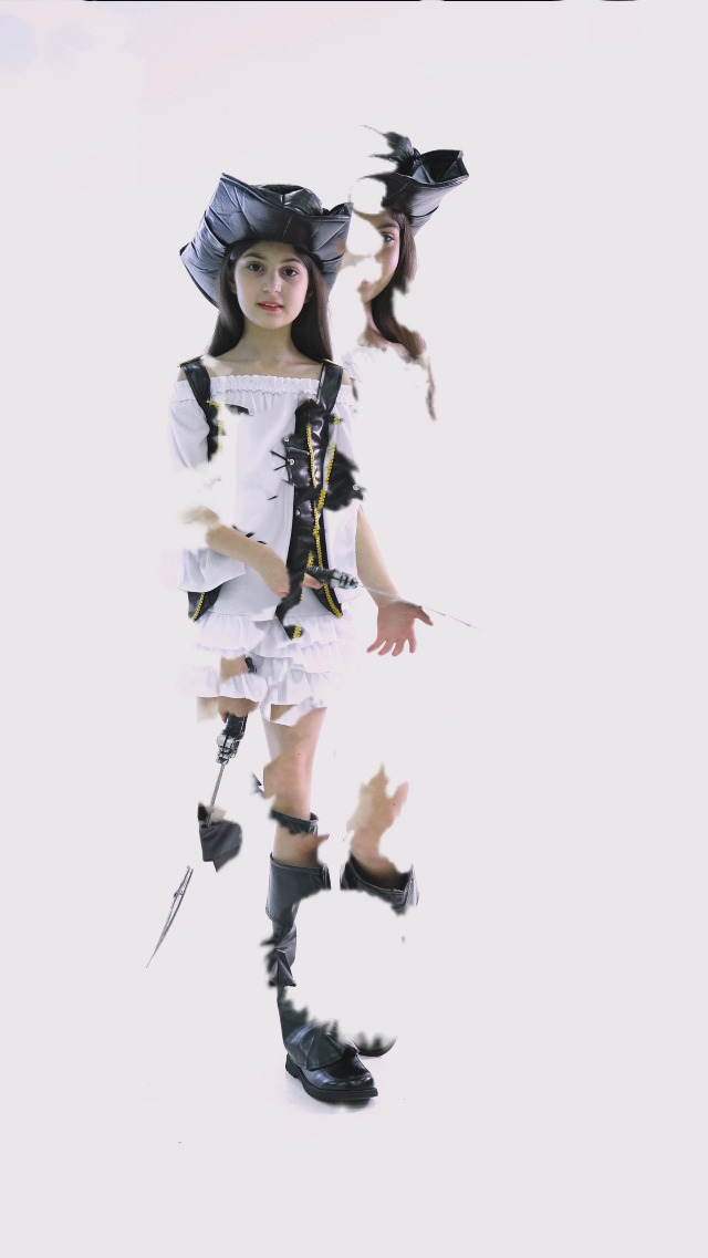 Disfraz Pirata para Niñas Halloween miniatura 7