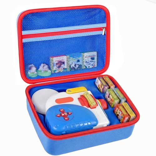 Image of Case Compatible with Little Tikes for Story Dream Machine Books Starter Set, Toys Protective Container for Little Tikes for Storytime Audio Play Real for Littles Character Collection (Box Only), Blue