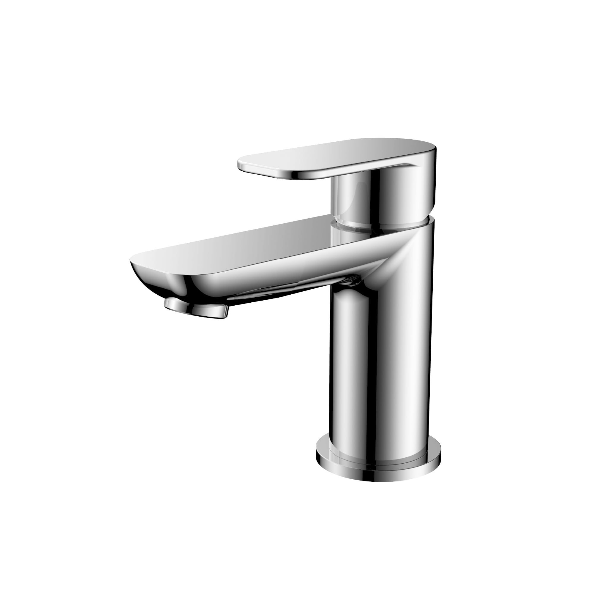 Chrome Basin Mini Mixer Tap Mono Bathroom Sink Single Lever Cloakroom