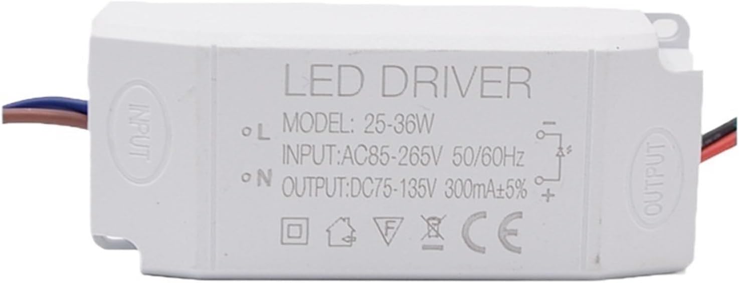 Ceiling Light External Constant Current Driver Power Supply 25-36w Downlight Spotlight Track Light led Driver 30w18 Series 2 Parallel(850-900ma)