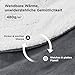 BEDSURE Kuscheldecke Warm Sherpa Wolldecke - Sofadecke, Flauschig Sofaüberwurf Decke, Dicke Couchdecke, Geschenke für Frauen, Flauschige Wohndecke, Grau, 150x200 cm, XL