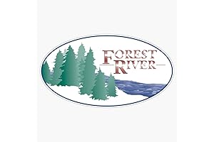 FOREST RIVER RV ACCESSORIES: 6 Mil Thick Vinyl Bumper Sticker (5")