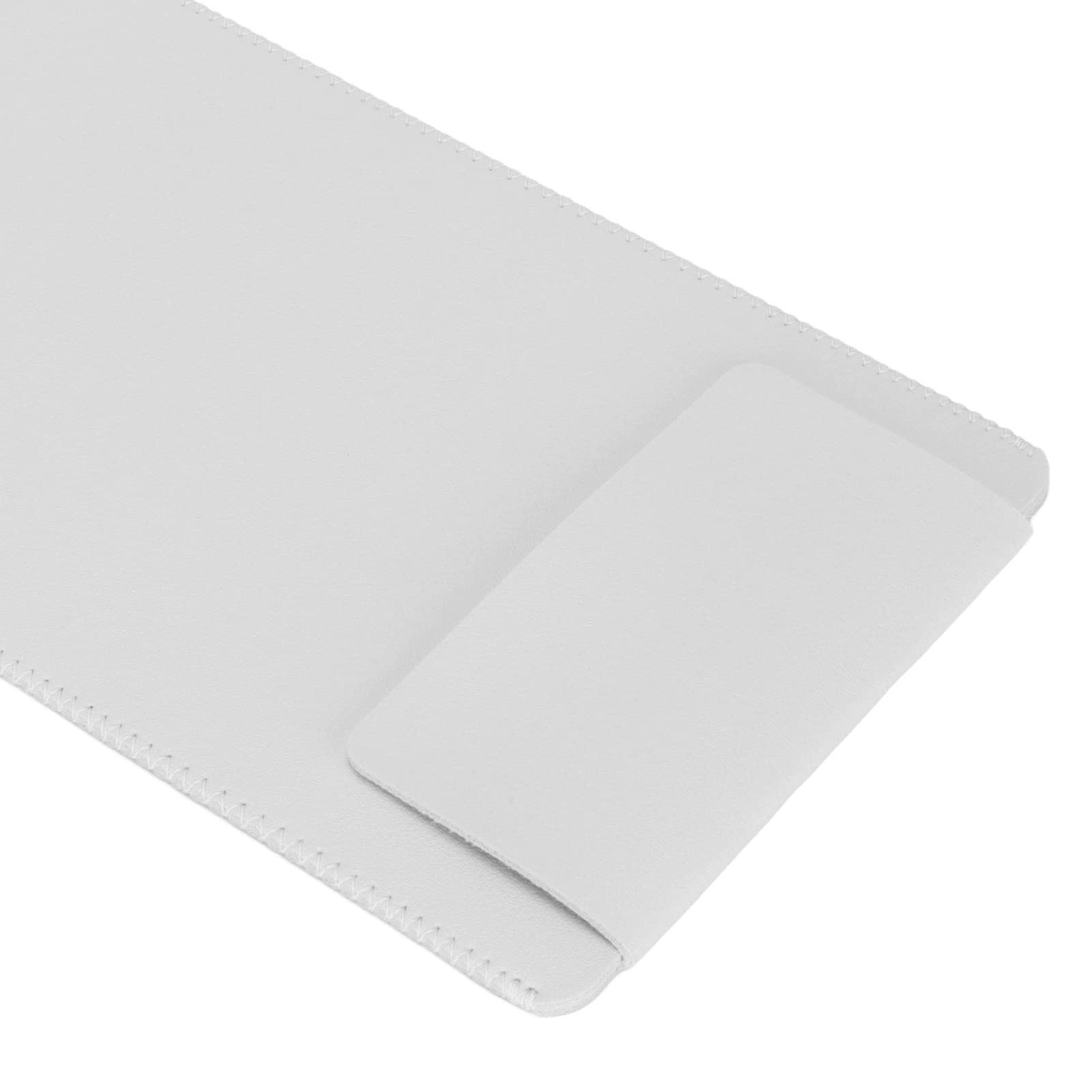 Etui Ochronne na Klawiaturę, Przenośna Lekka Torba do Przechowywania Bezprzewodowej Klawiatury ze Skóry PU, Wodoodporna i Odporna na Wstrząsy, na Klawiaturę Magic Keyboard 2(biały)