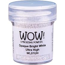 Wow Embossing Powder WOW-UH-WL01 Ultra High Embossing Powder, 15ml, Opaque Bright White