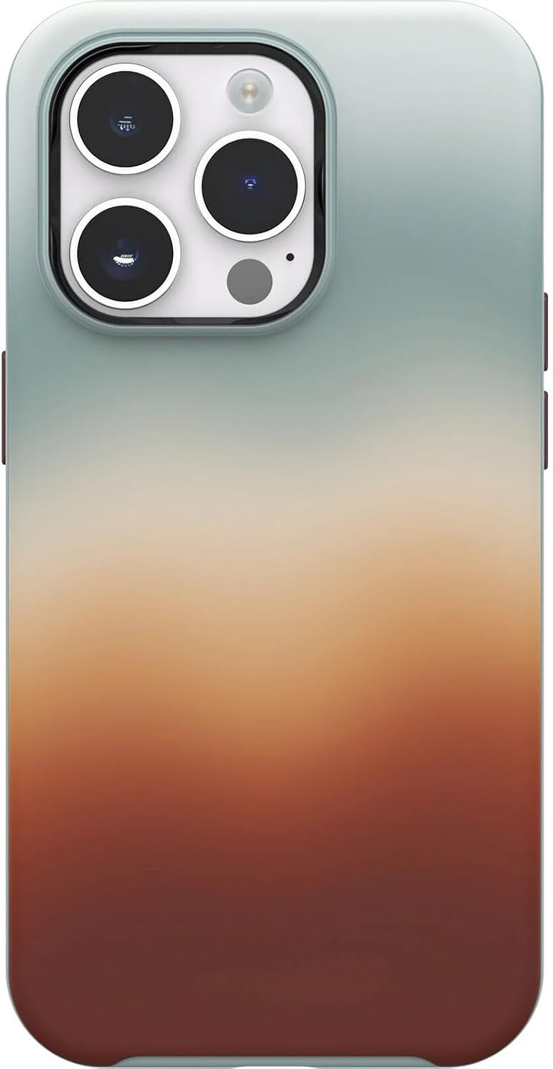 OtterBox Symmetry Series Series+ Antimicrobial Case with MagSafe for iPhone 14 Pro (ONLY) - Non-Retail Packaging - Arizona Sunrise Blue/Red