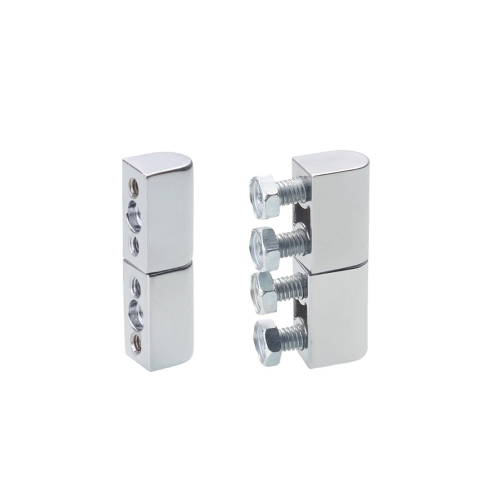 Rwgbsfjq Hl107-2Brightchrome(Withoutscrews) Hinge Hl107 Zinc Alloy Distribution Box Industrial 1Pcs(Hl107-2Brightchrome(Withoutscrews))