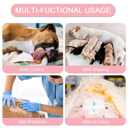 Image of Leopard Dog Surgical Recovery Onesie - Female /Male Spay /Neuter Suit for Small /Medium Dogs