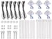 Full Range Cup Turner Kits Synchronous Synchron Turntable Motor Cuptisserie,Tumbler Cup Rotator 7mm/30mm Flexible Coupling Connector with DN25 pipe cap,6ft switch cord,50/60Hz AC100~127V 4W (2 Pack)