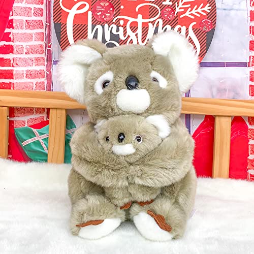 Lazada Stuffed Animal Koala Bear Mama Koala Hold Baby Koala Plush Toy Animal Toys 11.5 Inches #TOP3