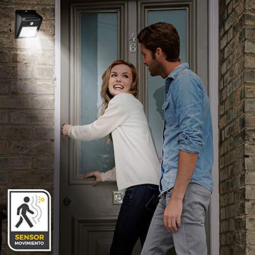Luz con sensor de movimiento solar exterior LED AKTIVE pack de 6 impermeables 5