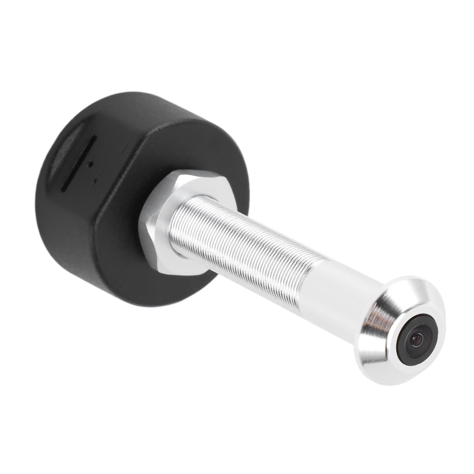 Luocute Kamera z Wizjerem do Drzwi Wi-Fi, rozdzielczość 1080P HD (SILVER) | Obiektyw szerokokątny 150°, wykrywanie ruchu, zdalny podgląd aplikacji, stop aluminium, WiFi 5 GHz, karta 128G, dla