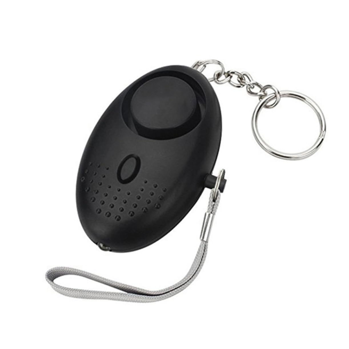 jojofuny 6piezas Alarma Personal De Emergencia con Luz Led Diseño Compacto y Ligero para Mujeres Trabajadores Nocturnos Niño Niña y Ancianos Negro