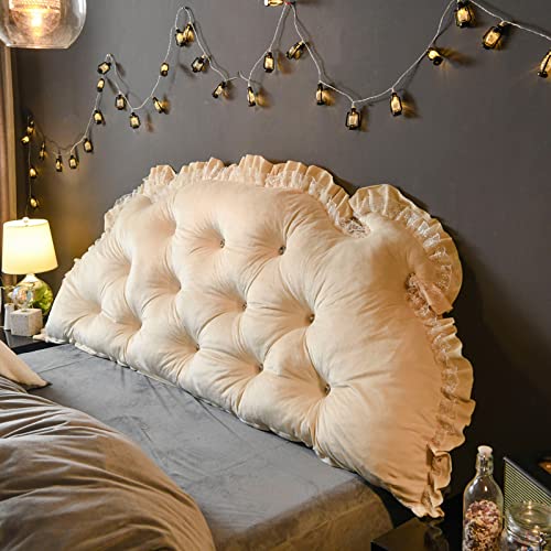 背もたれ クッション ベッド 三角 背もたれクッション 三角クッション 三角枕 ソファー 読書 ロング ふわふわ ベッドクッション 背中クッション ベッド用 低反発 まくら バックレスト 三角形 ベッドサイド 180*70cm ヘッドボード ベッド イエロ